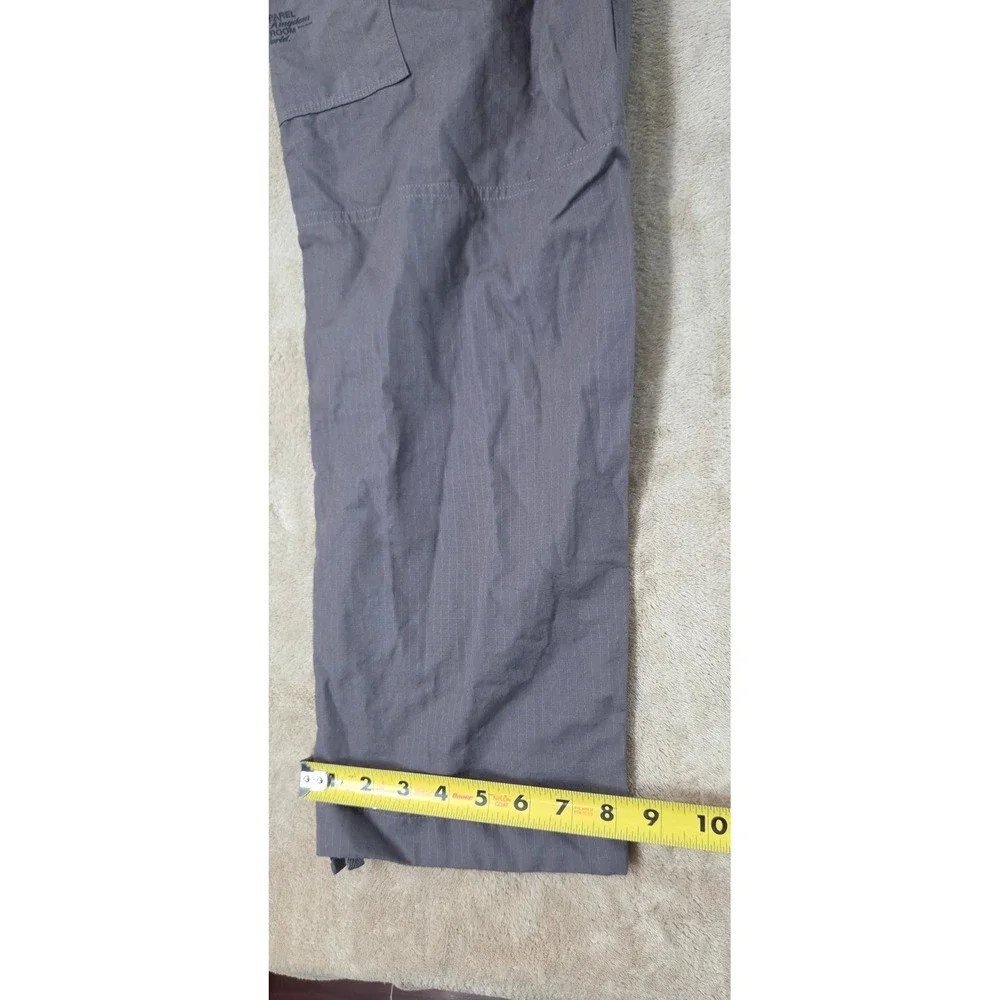 Gymshark Ripstop Cargo Pants Men's Size Small Color Gray Drawstring GOOD